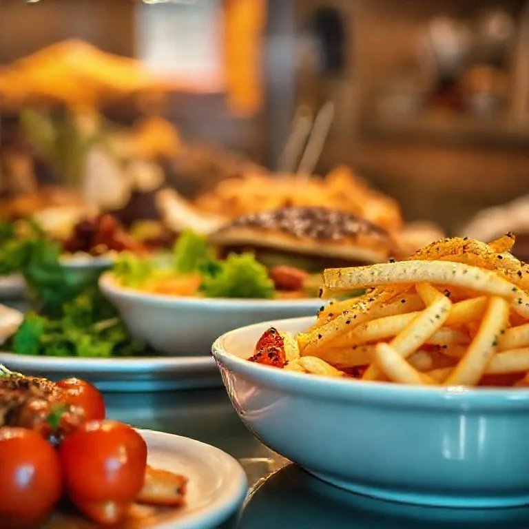 A stunning, high-definition, overhead (flat lay) shot of a vibrant, exquisitely plated modern dessert. It's a deconstructed lemon meringue pie with perfectly torched peaks, delicate edible flowers, citrus zest, and a vibrant fruit coulis, artfully painted across a minimalist, matte ceramic plate. The composition is asymmetrical, playing with negative space, with soft, diffused studio lighting that emphasizes color and texture, showcasing the pinnacle of culinary innovation.